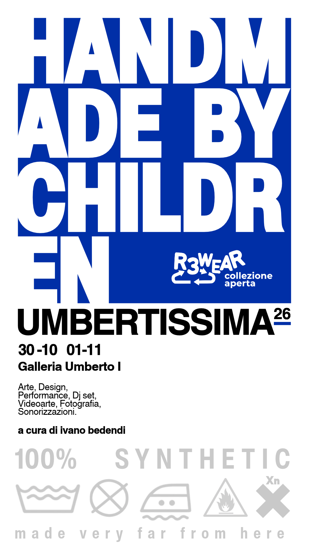 Umbertissima 2026 — Handmade by Children, R3WEAR Collezione Aperta